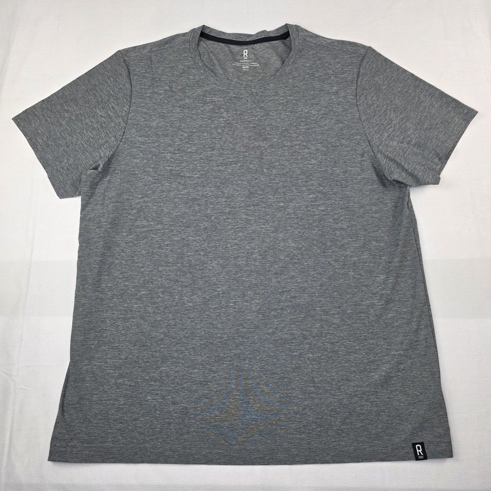 Rhone Essentials Shirt Mens XL Grey Short Sleeve Training T-Shirt Base Layer Gym